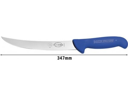 F. DICK | Ergogrip - vykosťovací nůž - rukojeť modrá - čepel 21 cm