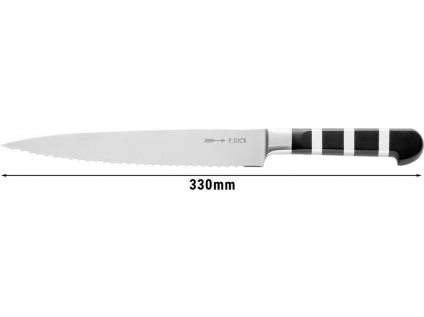 F. Dick nôž na porciovanie s vrúbkovaným ostrím - 21cm