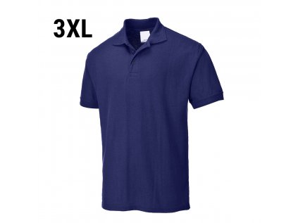 Pánské polo triko- námořnická - velikost: 3XL