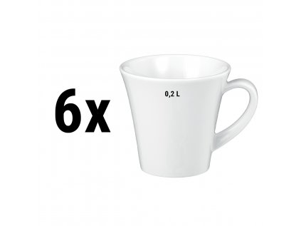 (6 kusů) Seltmann Weiden - šálek na kávu - 0,20 l.