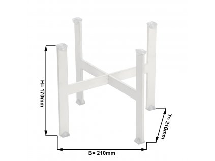 Buffet stand - Height: 170mm - White - suitable for platters & plates from 210mm