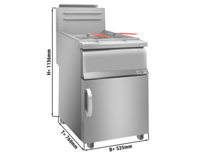 Plynová fritéza 30L / 45 kW