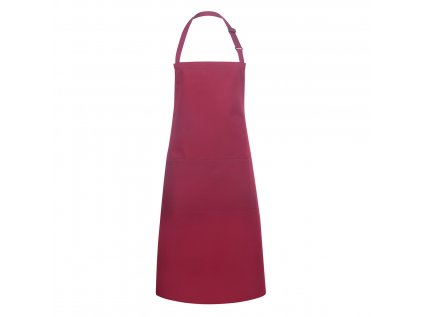 KARLOWSKY | Bib Apron with Pocket Basic - Bordeaux