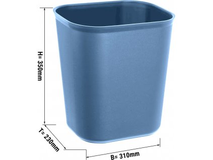(2 ks) plastové nádoby /odpadkové koše MEK - 10L