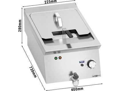 Elektrická fritéza (9 kW) - 10 litrov
