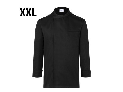 Karlowsky kuchárska košeľa s dlhým rukávom - čierna - Veľkosť: XXL