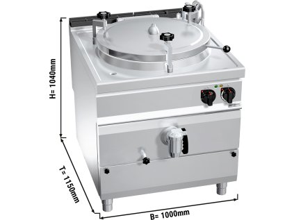 Elektrický tlakový varný kotol 200 l (32 kW) - s nepriamym ohrevom