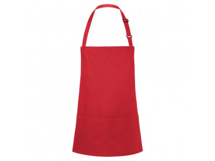 KARLOWSKY | Bib Apron Short Basic - Red