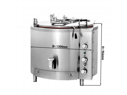 Plynový varný kotol - 500 litrov - s nepriamym ohrevom