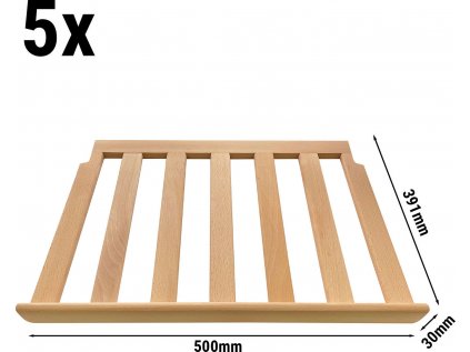 (5 kusů) Dřevěná nosná mřížka - pro chladničky na nápoje série GK374
