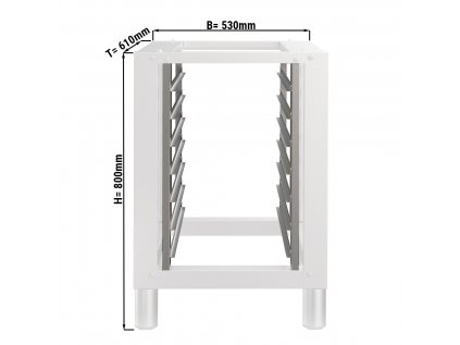 Podstavba pod konvektomat/držiak plechov na základňu - 1/1 GN