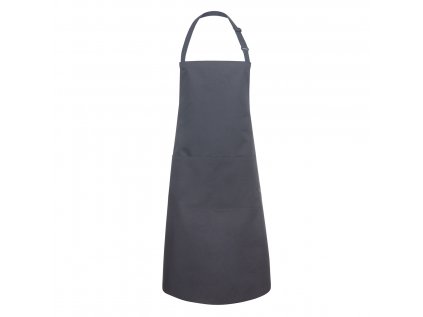 KARLOWSKY | Bib Apron with Pocket Basic - Anthracite