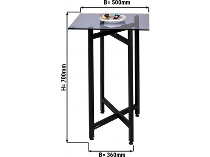 Boční / konferenční stolek - skládací - 50 x 70 cm