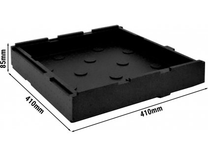 Termo box MAXI Pizza System rozm. 410x410x85mm | termobox | ohřívací box | izolační krabice
