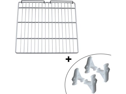 Plastifikovaná nosná mriežka - 450 x 420 mm