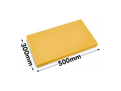 Cutting board - 325x500mm - HACCP compliant - Yellow