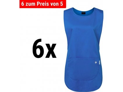 (6 pieces) KARLOWSKY | Essential Uniform Tabard Tunic – Royal Blue - Size 3XL - Sleeveless - Pen Pocket