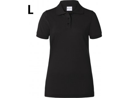 KARLOWSKY | Ladies Workwear Poloshirt Basic - Black - Size: L