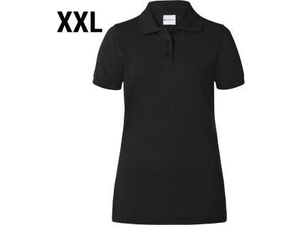 KARLOWSKY | Ladies Workwear Poloshirt Basic - Black - Size: XXL