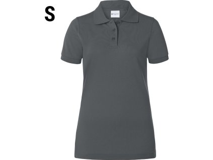 KARLOWSKY | Ladies Workwear Poloshirt Basic - Anthracite - Size: S