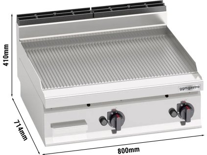 Plynová gril - drážkovaný (13,8 kW)