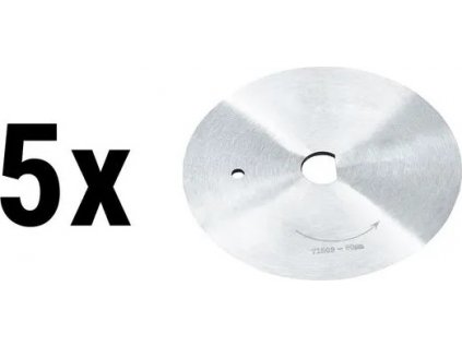 (5 pieces) Doner/Kebab Slicer Blade – Smooth Replacement – Ø 80 mm – for DSA80S – Multipurpose (poultry, beef, lamb) – Easy to clean