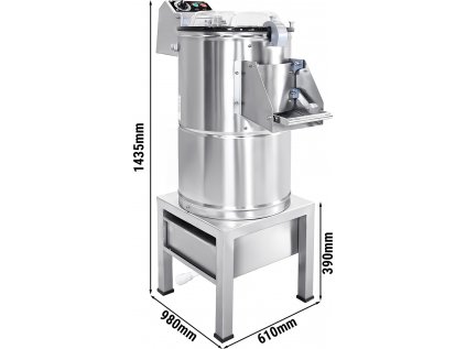 Elektrická škrabka na brambory - 600 kg/h