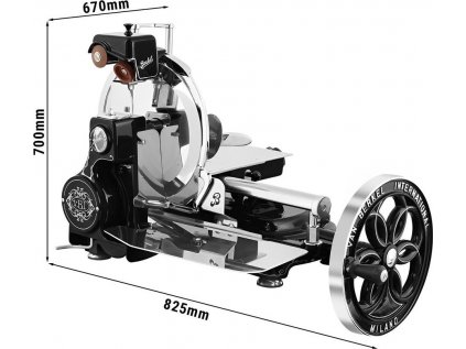 BERKEL | Krájač - zotrvačníkový - Machine B114 - čierny - 319 mm