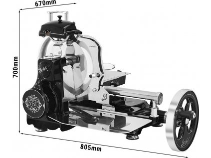 BERKEL | Krájač - zotrvačníkový - Machine Tribute - čierny - 300 mm