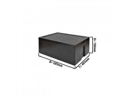 Termobox Maxi - 31,9 litrů - izolační box | polystyrenová krabice | Polibox | ohřívací box