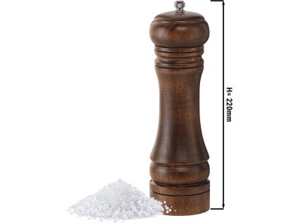 Dřevěný mlýnek na sůl a pepř