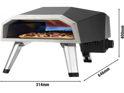 Plynová venkovní pec na pizzu - na pizzu Ø 30cm