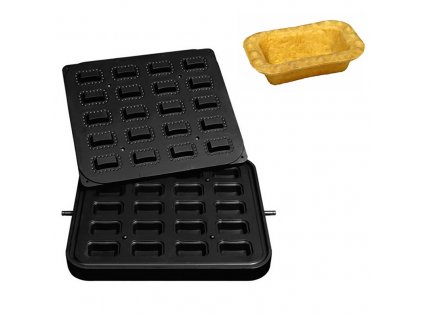 Plates for Tartlet machine TMPIC - Tartlet shape: Rectangular - 65x42mm
