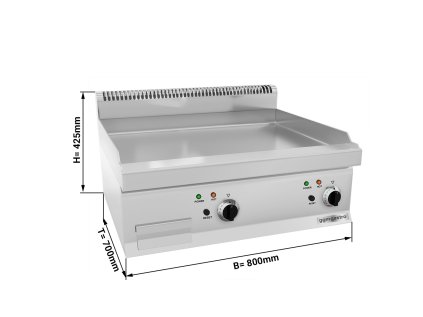 Elektrický gril - hladký (7,1 kW)