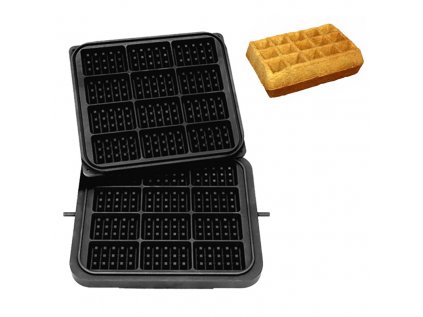 Plates for tartlet machine TMPIC - Tartlet shape: wafer - 98x65mm