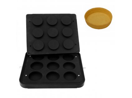 Plates for tartlet machine TMPIC - Tartlet shape: Round - Ø 81mm