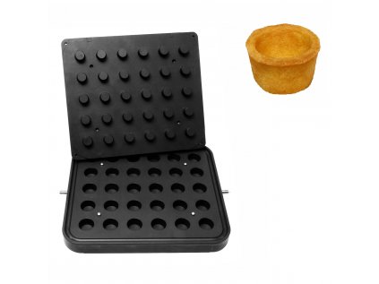 Plates for tartlet machine TMPIC - Tartlet shape: Round - Ø 35mm