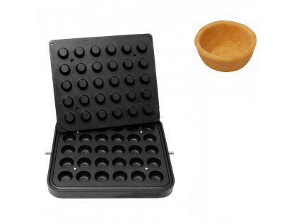 Plates for tartlet machine TMPIC - Tartlet shape: Round - Ø 45mm