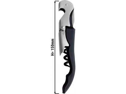 (6 kusov) Čašnícky nôž - Bar Professional - 12 cm - čierny