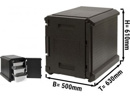 Termobox GN 1/1 - 83 litrov | termobox | izolačný box | polystyrénová krabica | udržuje teplotu pokrmu