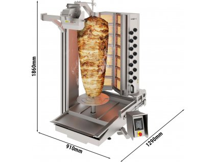 Plynový kebab robot - do max. 280 kg