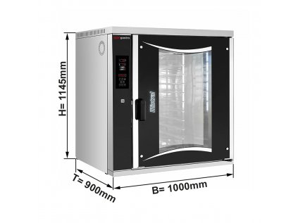 Pekáreň - elektrická teplovzdušná rúra - digitálna - 10x EN 60x40