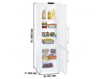 LIEBHERR | Kombinácia chladničky s mrazničkou - 254/107 litrov - 2 dvere