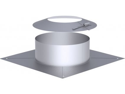 Uzavírací vrchní kryt odsávacího komína - Ø 200 mm