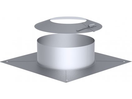 Uzatvárací vrchný kryt odsávacieho komína - Ø 300 mm
