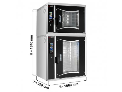 2x pekársky konvektomat - dotykový - 6x + 10x EN 60x40