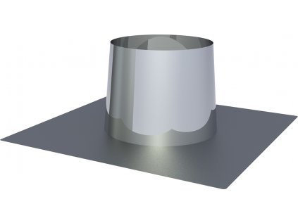 Plochý kanál VA kuželový + límec proti povětrnostním vlivům / Ø250mm