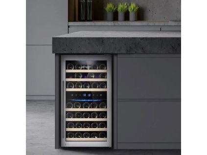 Chladnička na víno - 2 klimatické zóny - 108 litrov - max. 45 fliaš