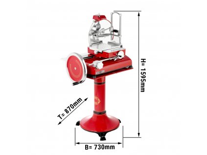 Nářezový stroj O370 mm - RUSTIKÁLNÍ VČETNĚ PODESTAVBY