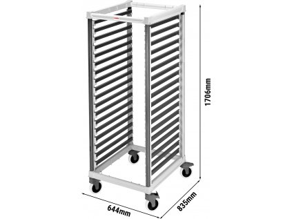 CAMBRO | CAMSHELVING® - Zavážecí vozík pro 18x GN 2/1 kontejnery